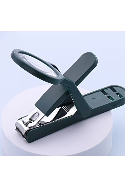 pratikus Büyüteçli Paslanmaz Çelik Tırnak Makası - Kalın ve Sert Tırnak Kesici