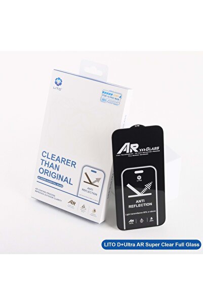 Lito واقي شاشة زجاجي كامل D+ Ultra AR لهاتف آيفون 16 برو ماكس