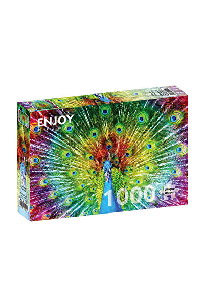 Enjoy Puzzle Puzzle 1000 piese Enjoy – Păun colorat