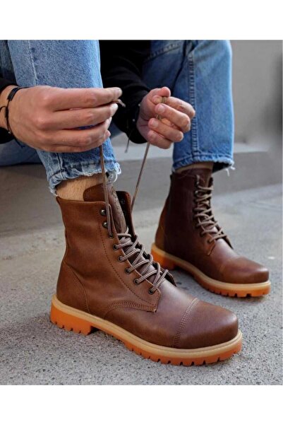 Koray Shoes Taba Postal Erkek Bot