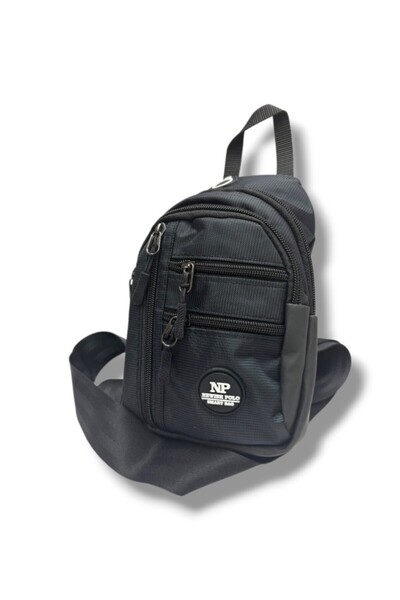 Newishpolo 2234-26 Τσάντα χιαστί από λινό ύφασμα BodyBag μικρού μεγέθους