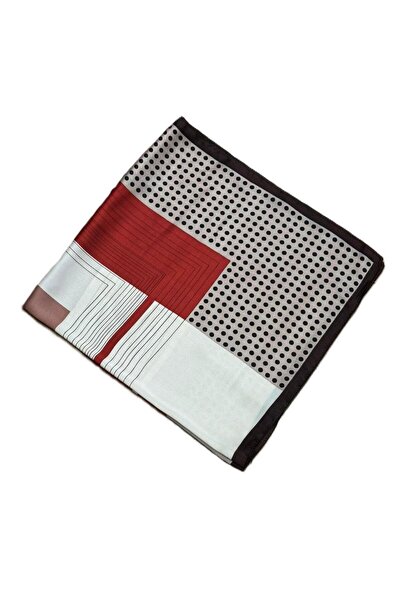 Nish&Chic وشاح من الساتان منقوش