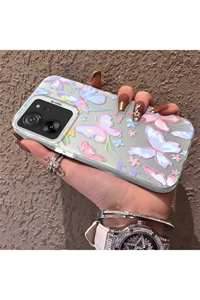 Hontinga حافظة هاتف متوافقة مع هاتف Xiaomi Mi 13T/Mi 13T Pro، حافظة كاميرا مض...