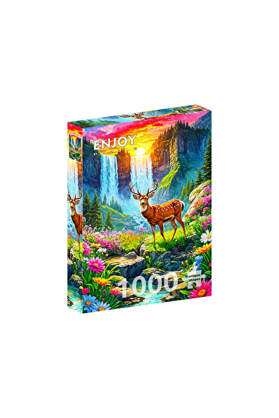 Enjoy Puzzle Puzzle 1000 de piese Bucură-te de Paradisul Cerbilor