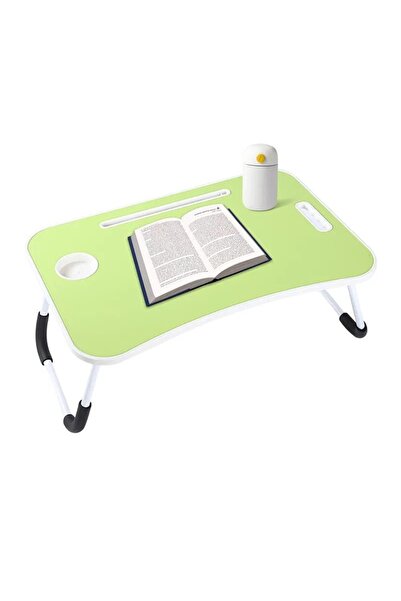 Artenova Masuta pliabila si birou practic, suport laptop, metal cu blat MDF, ...