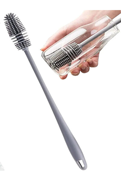 Tasarım Evi Silicone Brush TPR Water Bottle Pacifier Baby Bottle Cleaner Jar Thermos Water Bottle Oil Bottle Cleaning Brush