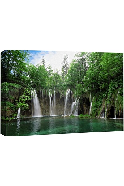 ALAYRA International لوحة جدارية قماشية من ALAYRA - ملصقات جدارية مطبوعة بتقنية جيكلي، ديكور منزلي 32 بوصة × 48 بوصة