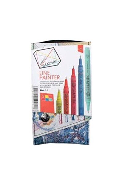 Derwent 5-Piece Graphik Line Painter Green/Blue/Orange - AR2302230