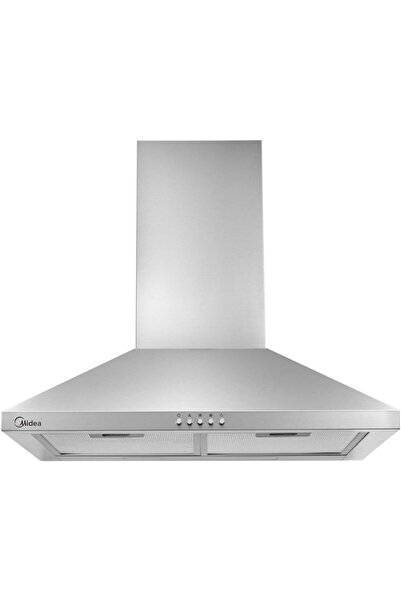 Midea شفاط مطبخ فوق سطح الطاولة، 60 سم، فضي اللون، موديل E60MEW3A17