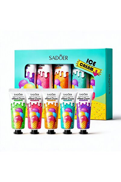 SADOER Set cadou, 5 creme de mâini, ÎNGHEȚATĂ