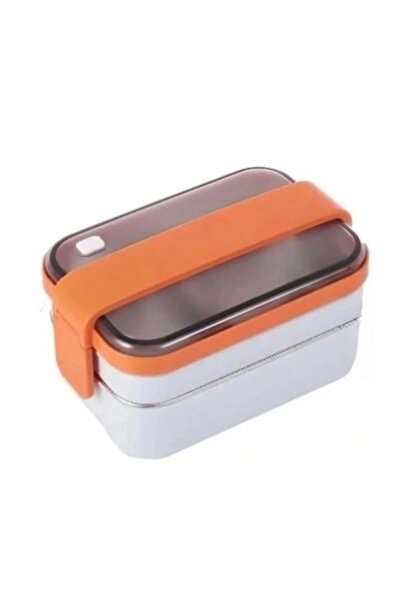 Vagonlife Çift Katmanlı Paslanmaz Çelik Yemek Kabı Beslenme Kabı Lunch Box Tu...
