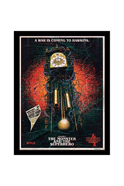 ALAYRA International ملصق ALAYRA لمسلسل Stranger Things (تصميم الوحش والبطل ا...