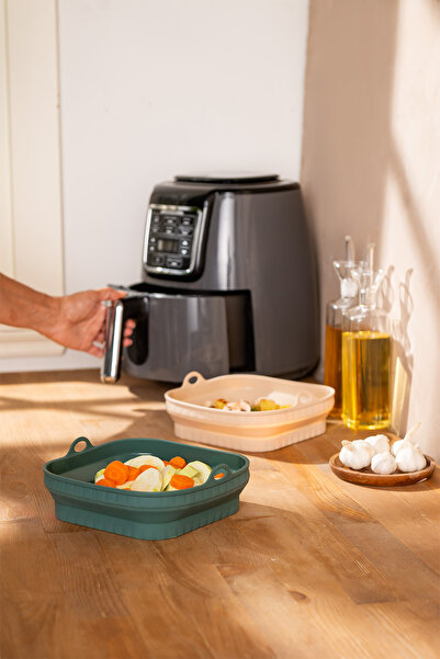 Emsan Rustik Kare Airfryer Kabı