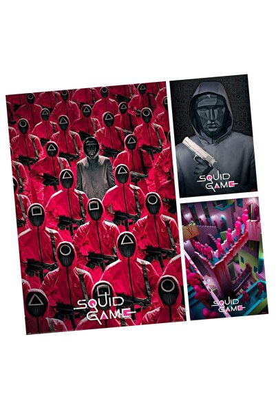 ALAYRA International لعبة الحبار من ألايرا - ملصق كبير للجماهير، مقاس 61 × 91...