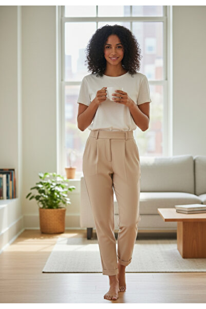 EQRUO FASHİON KADIN PANTOLON