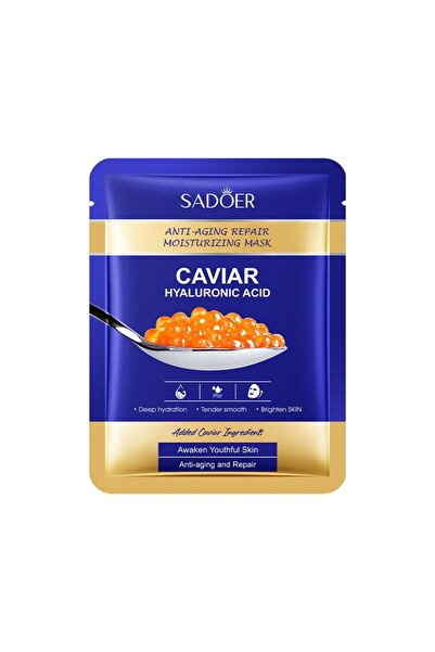 SADOER Face mask with hyaluronic acid and caviar,