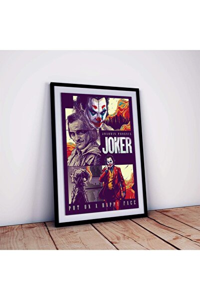 ALAYRA International ملصق خشبي لشخصية الجوكر الخارق من ALAYRA، معلق على الحائ...