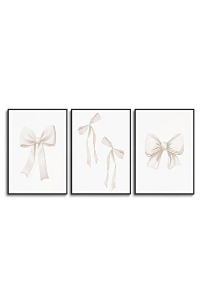 ALAYRA International مجموعة لوحات جدارية من ALAYRA بتصميم فيونكة بيج، مكونة م...