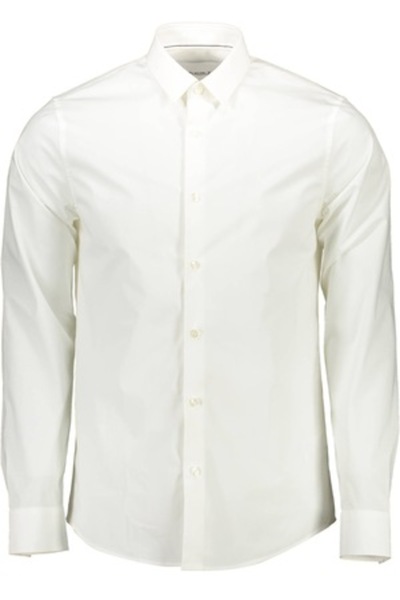 Calvin Klein Shirt, 9218520, Logo, White, 2XL INTL