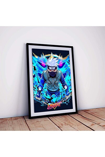 ALAYRA International ملصق جداري مؤطر لشخصية كاكاشي من أنمي ALAYRA (متعدد الأل...