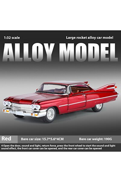 Choice1 سيارة نموذجية حمراء بمقياس 1:32، مصنوعة من سبيكة معدنية عالية الجودة،...