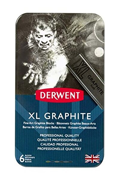 Derwent - Graphite Colors Tin Set, 6-Color XL Pack