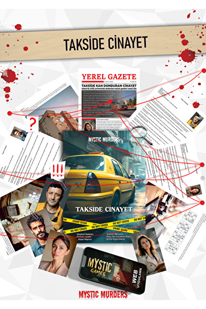 Planet Butik Dedektiflik Cinayet Çözme Oyunu - Takside Cinayet