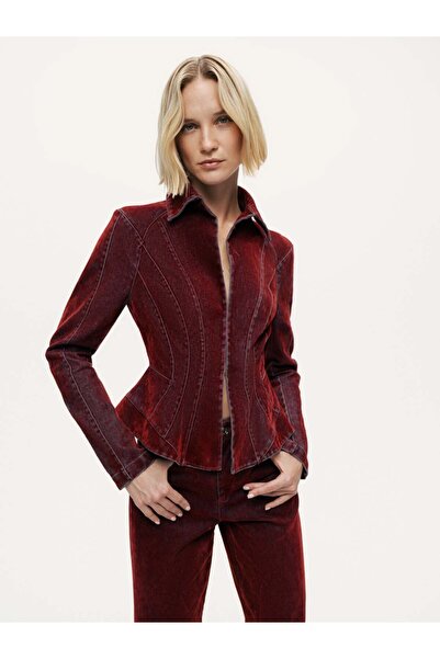 Nocturne Kadife Korse Detaylı Ceket