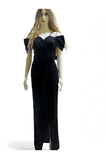 Butik Lena فستان سهرة نسائي أسود