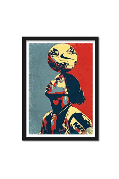 ALAYRA International ملصق ALAYRA مؤطر بإطار من زجاج شبكي، متعدد الألوان، مطبو...