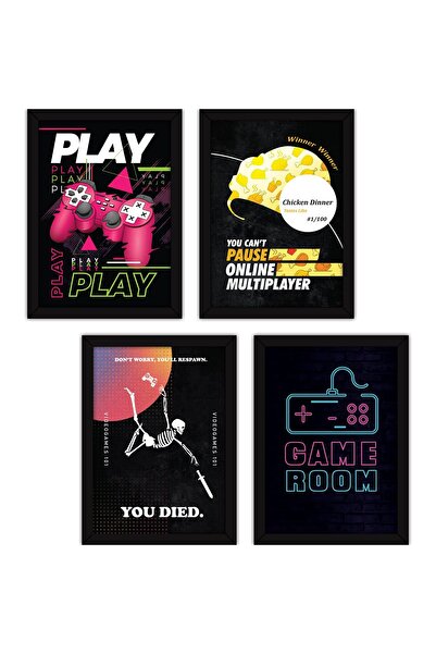 ALAYRA International ملصقات ألعاب مؤطرة من ALAYRA، لوحات جدارية لتزيين المنزل...