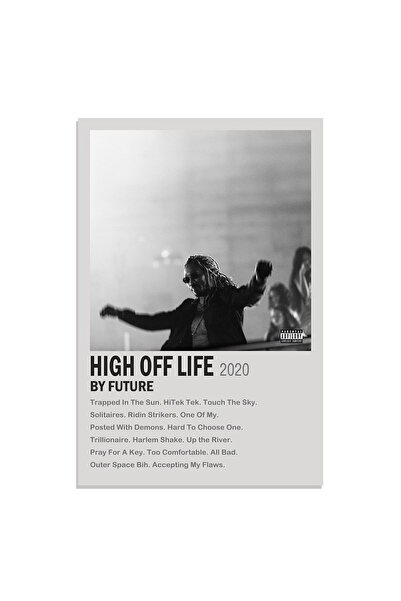 ALAYRA International ملصق ألبوم ألايرا المستقبلي "هاي أوف لايف" - لوحة جدارية...