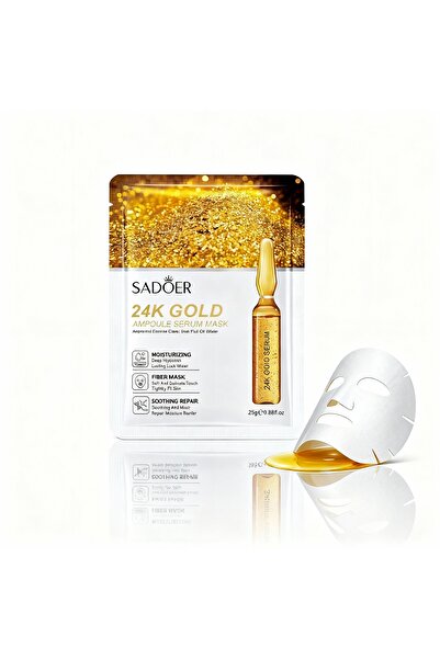 SADOER Mască facială cu ser GOLD,