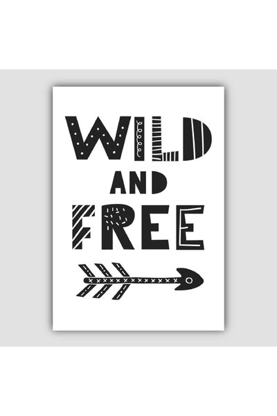 ALAYRA International ALAYRA Wild and Free Scandinavian Nursery Poster, Width ...