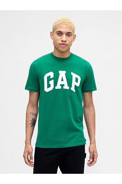 GAP Erkek Yeşil Everyday Soft Logo T-Shirt