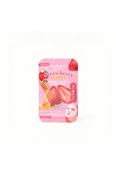 Kiss Beauty Mască facială cu căpșuni