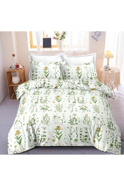 Noon East 4-Piece Microfiber Duvet Cover Set (260×220, Fitted 200×200+30, 2×5...