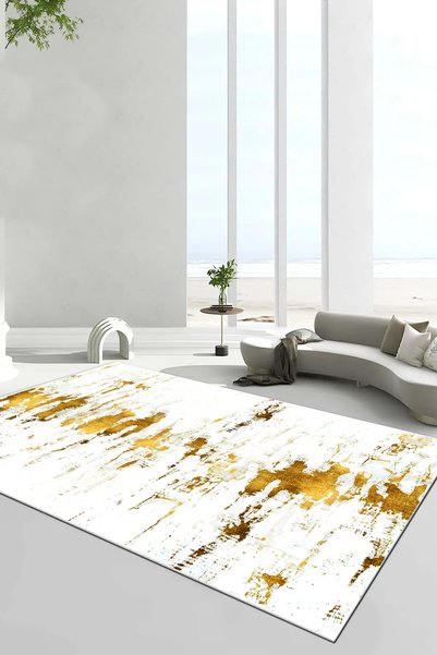 Halise Home Yıkanabilir Kaymaz Taban Dijital Baskılı Halı,Yolluk