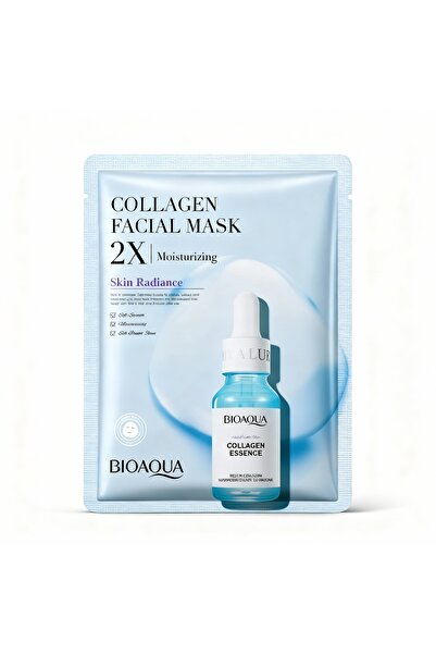 Bioaqua Mască facială cu colagen pentru o piele radiantă