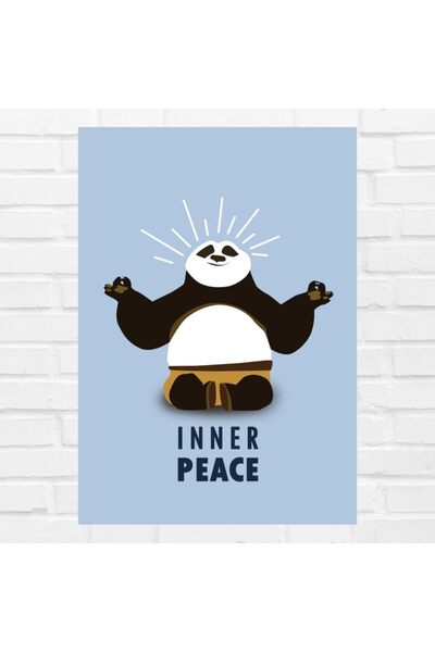 ALAYRA International ملصق ألايرا - باندا السلام الداخلي للغرفة والمكتب (13 بو...