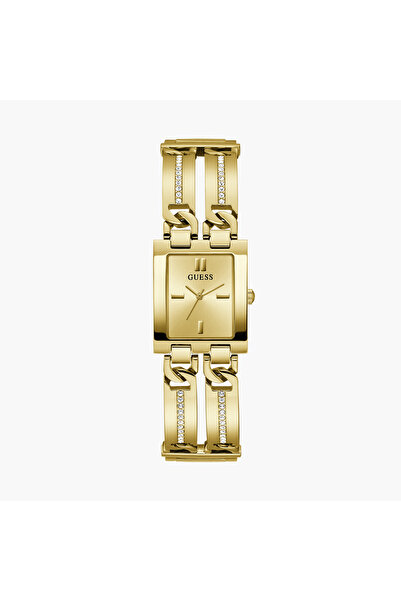 Guess Women's 24 MM Gold Analog Stainless Steel Watch GW0668L2