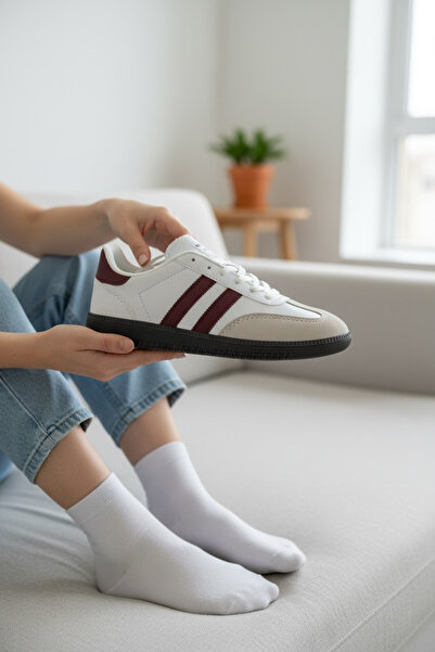 Y&D Shoes Pantofi sport unisex în stil Samba – pantofi retro casual