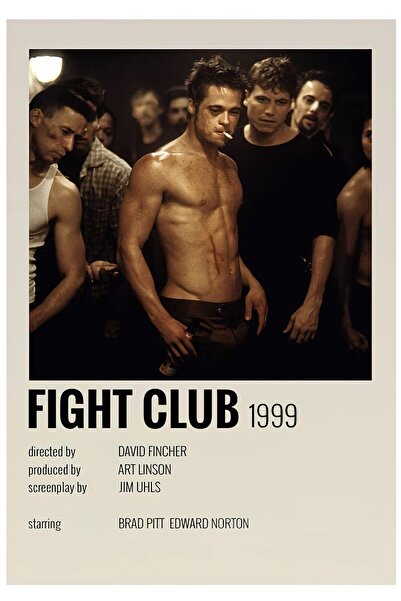 ALAYRA International ملصقات فيلم نادي القتال من ألايرا، فيلم جريمة وغموض، مقا...