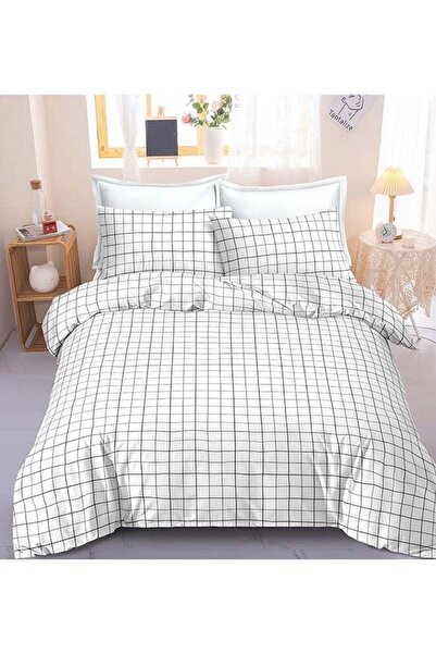 Noon East طقم غطاء لحاف من 4 قطع | مصنوع من ألياف دقيقة ناعمة | ألوان متعددة