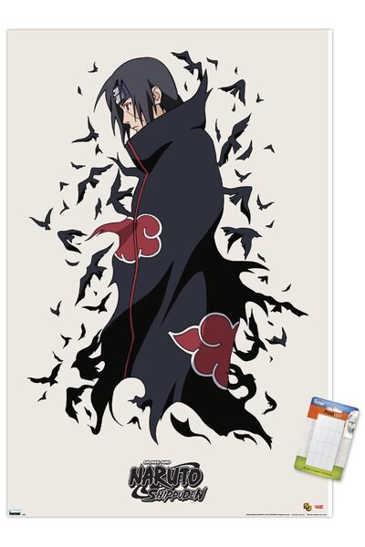 ALAYRA International ملصق حائط ALAYRA ناروتو شيبودن - إيتاشي، مقاس 14.725 بوص...