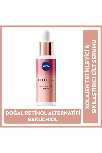 NIVEA Cellular Expert Lift Serum 30ml, Doğal Retinol Alternatifi Bakuchiol, K...