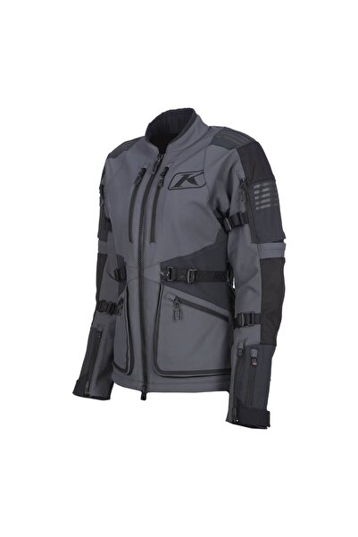 Klim Sedona Korumalı Kadın Motosiklet Montu Asfalt