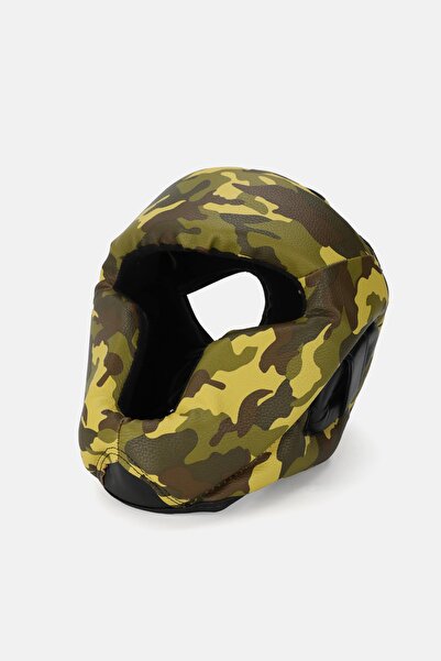 Titan Sport Yüz Korumalı Boks Kaskı , Yeşil, Sarı, Kahverengi Kamuflaj Desenl...