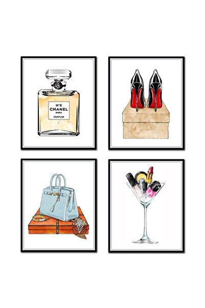 ALAYRA International ALAYRA Women Fashion Canvas Wall Art, Bedroom Wall Decor...