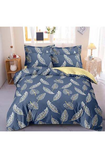 Noon East 6-Piece Microfiber Duvet Cover Set 160x220cm, Fitted Sheet 120x200+...